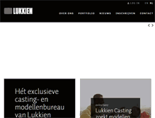 Tablet Screenshot of lukkiencasting.com